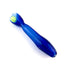 4" Full Dichro Heavy Blue Tube Glass Chillum - SmokeZone 420
