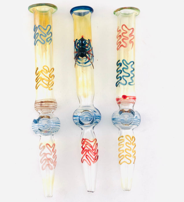 10" Long Outside Art Fumed Steam Roller - SmokeZone 420
