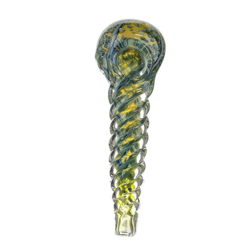 5" Twisted Body Frit Hand Pipe - SmokeZone 420