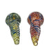 5" Twisted Body Frit Hand Pipe - SmokeZone 420