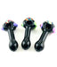 5" Full Black Tube Reverse Head Hand Pipe - SmokeZone 420