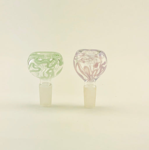 14mm Inside Slime Swirl Bowls - SmokeZone 420