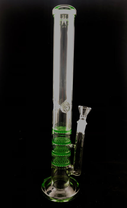 18" Quad Honeycomb Chamber Water Pipe - SmokeZone 420