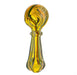 4.5" Single Ring Fumed Rasta Striped Spoon Pipe - SmokeZone 420