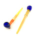 10" Blue Head Frit & Fumed Gandalf Pipe - SmokeZone 420