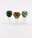 18mm Spiral Color Dichro Striped Bowls - SmokeZone 420