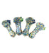 3" Triple Bead Multi Frit Hand Pipe - SmokeZone 420