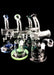 10" Inline Cylinder & Shower Perc Dab Rig - SmokeZone 420