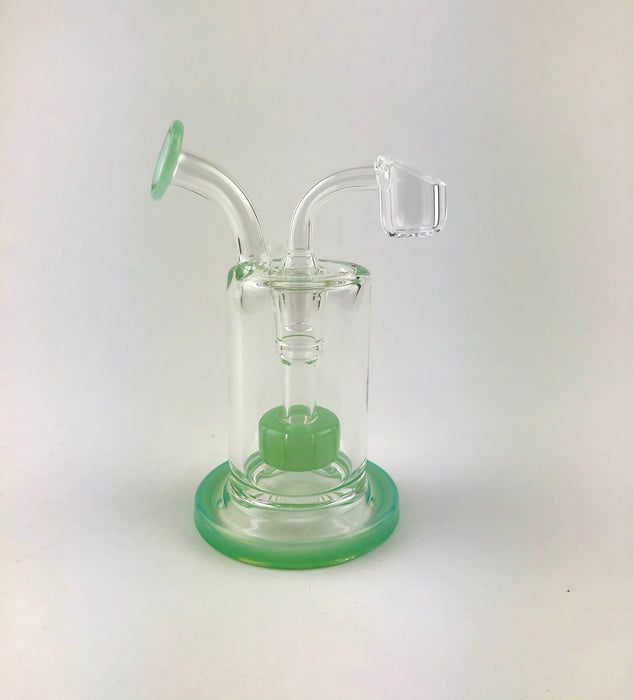 6" Built In Stem Showerhead Dab Rig - SmokeZone 420