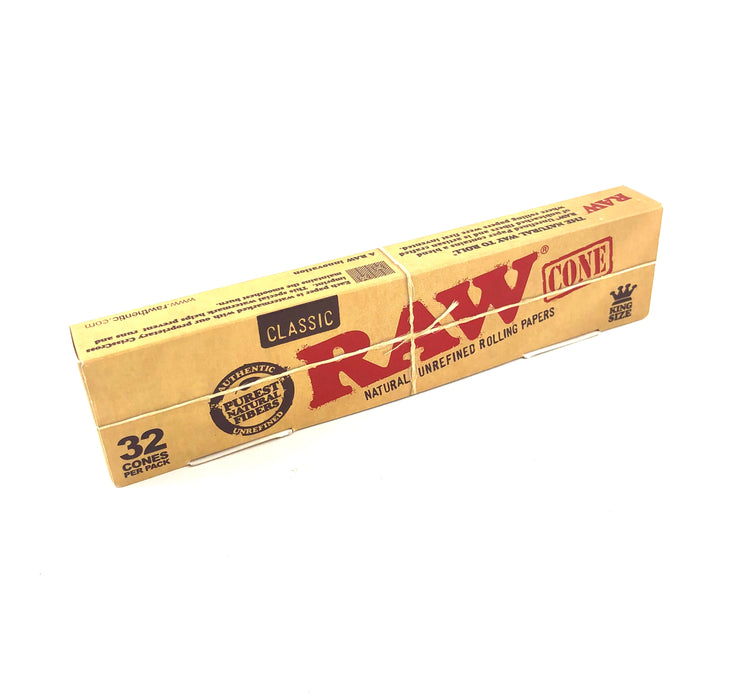 RAW Classic Cones 32 Pack - SmokeZone 420