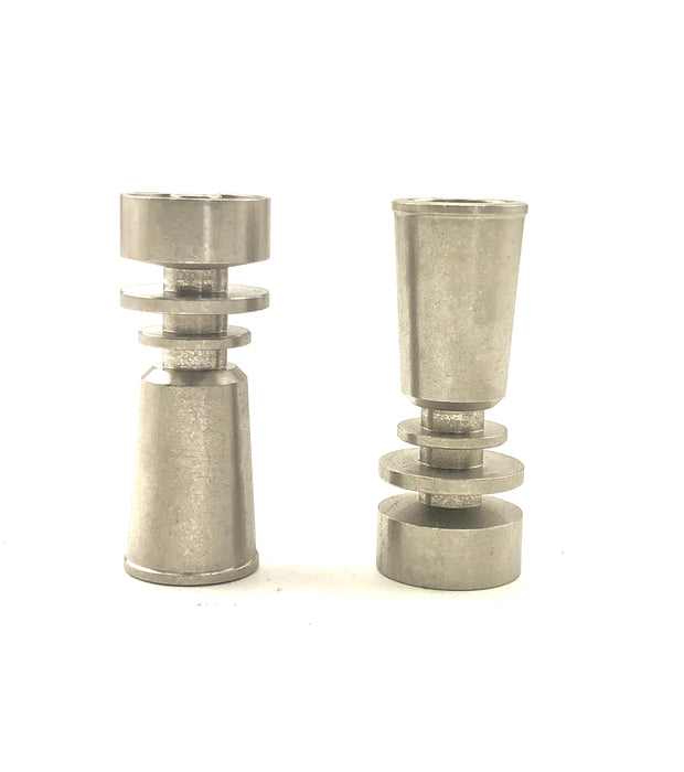 14mm Domeless Female Titanium Nail - SmokeZone 420