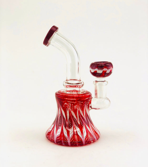 5" Full Wrap & Rake Color Dab Rig - SmokeZone 420