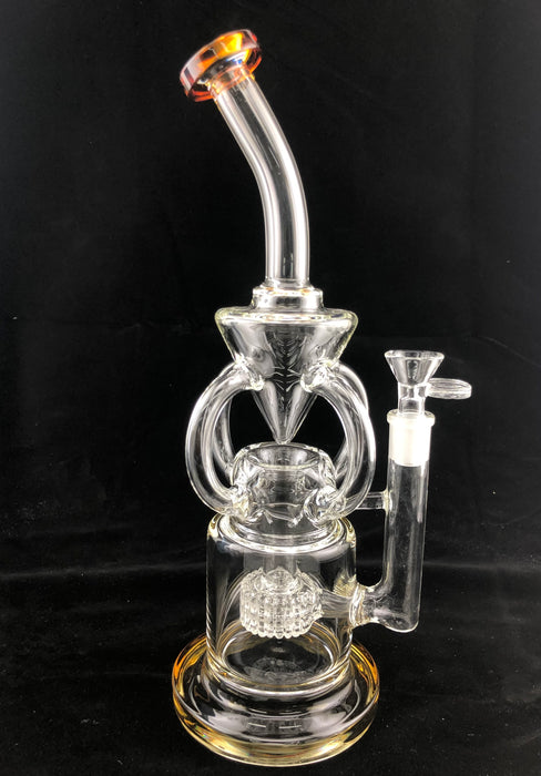13" Recycler Matrix Perc Water Pipe - SmokeZone 420