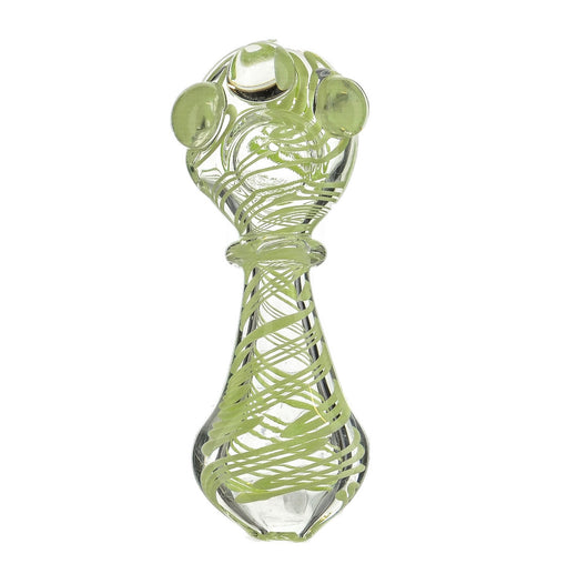 4.5" Slime Twisted Color Flat Mouth Hand Pipe - SmokeZone 420