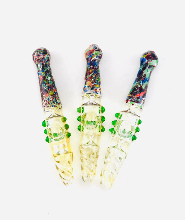 7" Inside Frit Work Fumed Steam Roller - SmokeZone 420