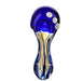 4.5" Blue Inside Work Fumed Spoon Pipe - SmokeZone 420