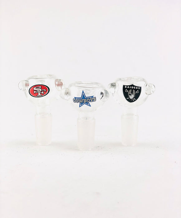 14mm Sports Team Clear Bowls - SmokeZone 420