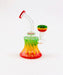 5" Full Wrap & Rake Color Dab Rig - SmokeZone 420