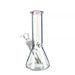 8" Mini Metallic Gun Metal Look Beaker Water Pipe - SmokeZone 420