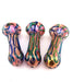 4.5" Electric Pattern Rose Gold Fumed Hand Pipe - SmokeZone 420