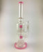 12" Slime Color Double Matrix Perc Water Pipe - SmokeZone 420