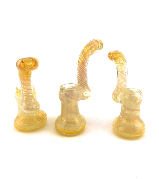 5" Twisted Heavy Fumed Sherlock Bubbler - SmokeZone 420