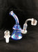 6" Shiny Metallic Hangar Banger Dab Rig - SmokeZone 420