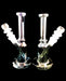 8" Narrow Tube Shiny Metallic Water Pipe - SmokeZone 420
