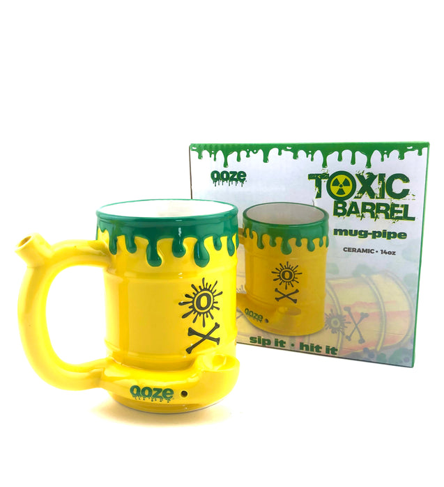 Ooze Toxic Barrel Ceramic Mug Pipe - SmokeZone 420