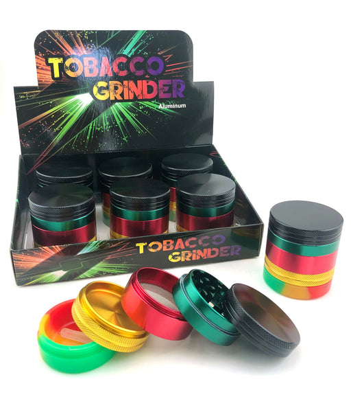 2.25" 5 Part Aluminum & Silicone Grinder - SmokeZone 420