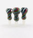 14mm Black & Rasta Striped Funnel Bowls - SmokeZone 420