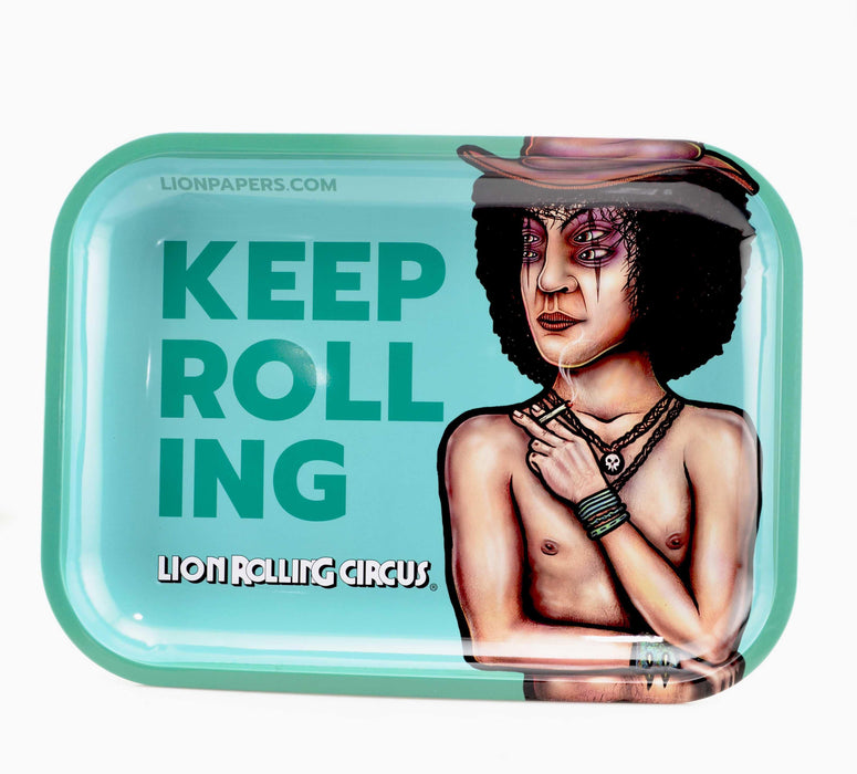 Keep Rolling Lion Rolling Circus Rolling Trays - Large Size - SmokeZone 420