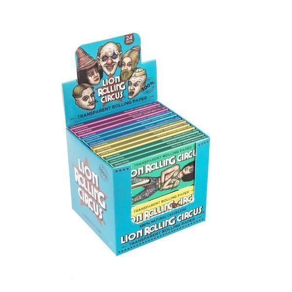 Lion Rolling Circus 1¼ Transparent Rolling Paper - SmokeZone 420