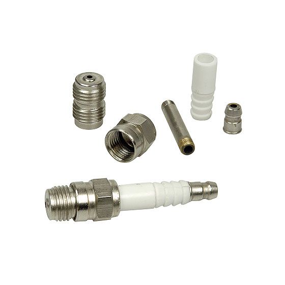2.5" Spark Plug Metal Pipe (4 Pack) - SmokeZone 420