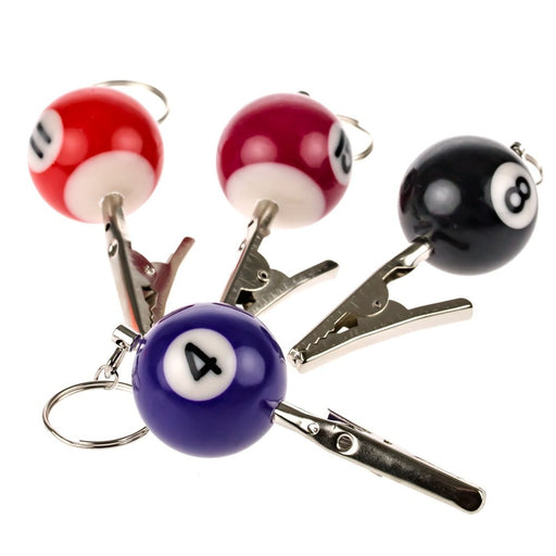 Pool Ball Roach Clip (12 Pack) - SmokeZone 420