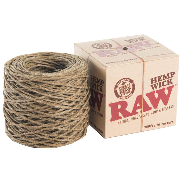 RAW Hemp Wick Ball - 250ft / 76 Meters - SmokeZone 420