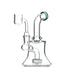 6" Clear Beaker Base Color Shower Perc Dab Rig - SmokeZone 420