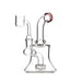6" Clear Beaker Base Color Shower Perc Dab Rig - SmokeZone 420