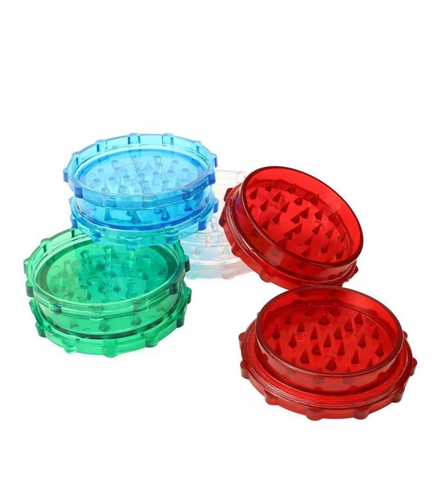 3" 2 Part Plastic Grinder - SmokeZone 420