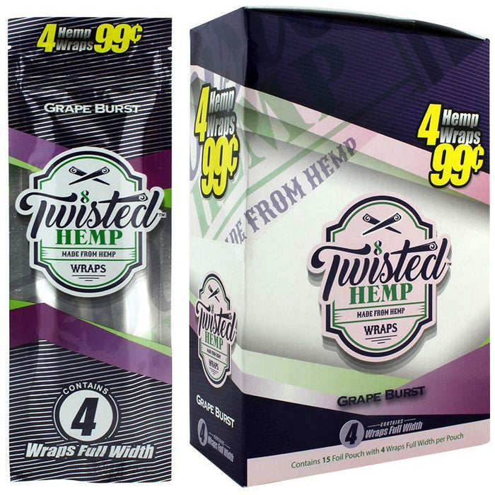 Twisted Hemp Wraps - SmokeZone 420