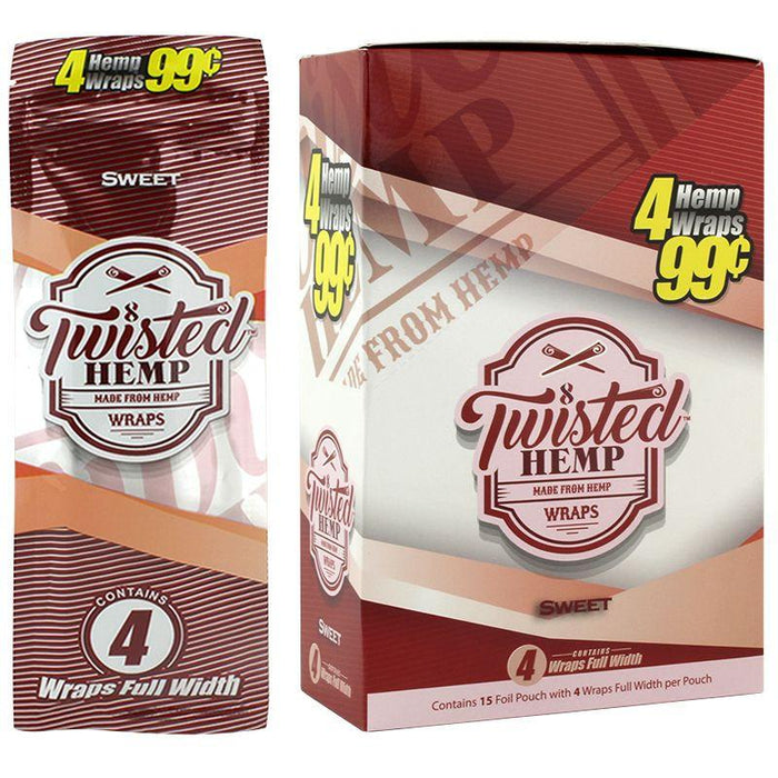 Twisted Hemp Wraps - SmokeZone 420