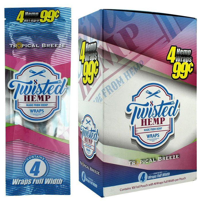 Twisted Hemp Wraps - SmokeZone 420