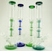 16" Double Tree Perc Beaker Water Pipe - SmokeZone 420