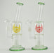 10" Slanted Mouth Matrix Dome Perc Water Pipe - SmokeZone 420