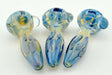 4" Side Bead Inside Polka Dot Hand Pipe - SmokeZone 420